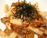 長いもと豚の梅ごまソース炒め作り方5写真