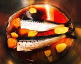 圧力鍋で骨まで美味しい♪イワシ明太の梅煮作り方2写真