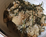 納豆とブリの照り焼き風のご飯作り方4写真