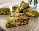 HMで簡単♬抹茶ホワイトチョコスコーン作り方6写真