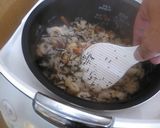 ひじきとちくわの炊き込みご飯作り方5写真