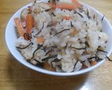 ひじきとちくわの炊き込みご飯作り方6写真