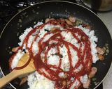余ったトマトソースでオムライス作り方2写真