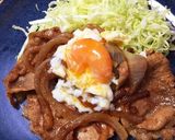 我が家のテッパン★温玉のせしょうが焼き作り方8写真