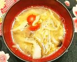 簡単！美味しくマイタケとたまごのスープ♡作り方6写真
