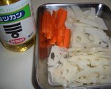根菜の甘酢炒め作り方1写真