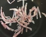スイスチャードのベーコンサラダ⭐︎作り方2写真