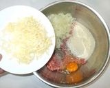 基本のチーズハンバーグ♪簡単やわらか作り方4写真