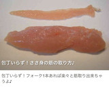 ヘルシー安旨♡ササミとえのきの薬味スープ作り方1写真