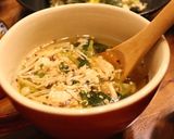 ヘルシー安旨♡ササミとえのきの薬味スープ作り方8写真