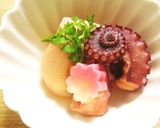 たことたけのこの簡単煮物作り方6写真