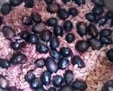 黒豆と玄米の赤ワインおこわ作り方3写真