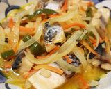 サバ缶と野菜の甘夏マリネ作り方7写真