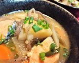 リメイク）石狩汁　⇒　石狩鍋焼きうどん♪作り方5写真