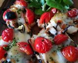 パンの耳　魚グリルで焼いてピザ♪作り方7写真