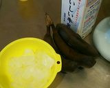 バナナスムージー(*´ч`*)作り方1写真