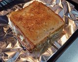 簡単に＼パン屋さん風ホットサンド！／作り方5写真
