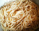 セロリがメイン。トマトソースパスタ。作り方5写真