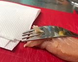 手抜きだけど柔らかいササミの酒蒸し作り方1写真