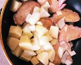 手羽肉とじゃがいものトマトクリーム煮作り方2写真