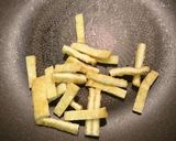 小松菜としらすの炒め和え作り方1写真