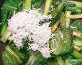 小松菜としらすの炒め和え作り方3写真
