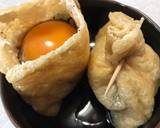 残り物ヒジキと卵の巾着煮♬作り方3写真