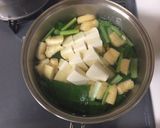 青海苔が決め手！小松菜とおあげの白味噌汁作り方3写真