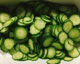 子供大好き。甘酢キュウリみかん作り方1写真
