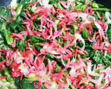 パパッと作れる♪冬菜と桜えびのたまごとじ作り方2写真