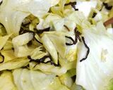 簡単キャベツ塩昆布　大量消費にも作り方3写真