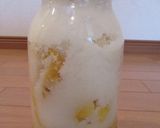 山なめこと三つ葉の和風スープパスタ作り方4写真