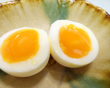 簡単！中はとろ～り♪肉巻き半熟ゆで卵作り方1写真