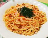 豆腐deヘルシー♪たらこパスタ作り方2写真
