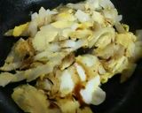 新玉ねぎのもんたまたまやき作り方5写真