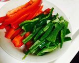 簡単☆ミニハンバーグの野菜炒め作り方5写真