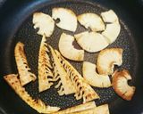 焼き筍と豚肉添えふきと菜の花のサラダ作り方6写真