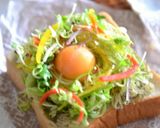 とろろ昆布入り巣ごもりチーズトースト作り方1写真