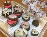 和風❀·°桜抹茶マフィン作り方10写真