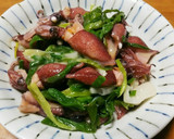 イカ（orアオヤギ）とわけぎの酢味噌和え作り方10写真
