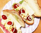 簡単♪クロワッサンサンド♪朝食ランチに作り方2写真
