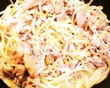 豚肉とキクラゲと卵とモヤシの中華的な何か作り方8写真