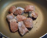 鮭と長いものササッと炒め作り方3写真
