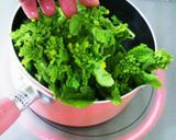 菜の花の塩昆布和え♪作り方5写真