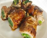 豚バラ肉で 菜の花の肉巻き!作り方6写真