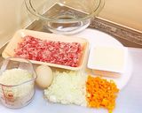 お豆腐ハンバーグ♡作り方1写真