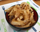 新玉ねぎのソースかき揚げ天丼作り方7写真