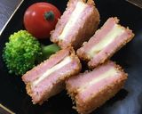 お弁当に♡お魚バーグのチーズはさみフライ作り方6写真