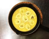 チョコとバナナの大豆粉ダッチパンケーキ♡作り方3写真