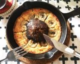 チョコとバナナの大豆粉ダッチパンケーキ♡作り方8写真